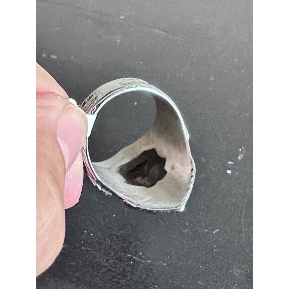 Pirate Skull Anchor Octopus Mens Ring size 11 Stainless Steel Gothic Biker Rock - Picture 7 of 10